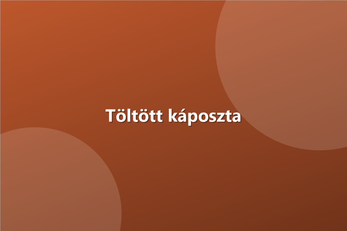Töltött káposzta